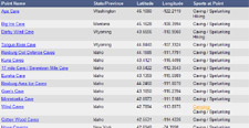 Search outdoor sports by name results
